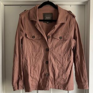 Maurices Women's Rose Utility Jacket with Button Front
